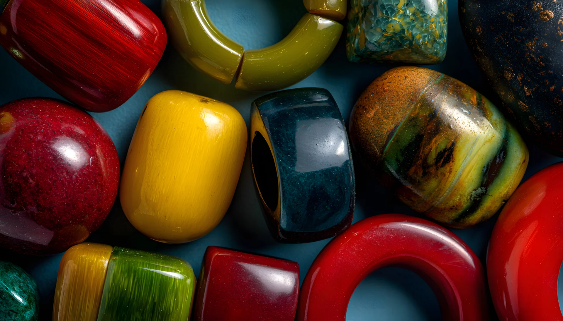 Bakelite Jewelry Colorful